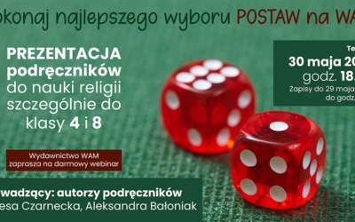 Zapraszamy na webinar – „Prezentacja nowych podręczników Wydawnictwa WAM”